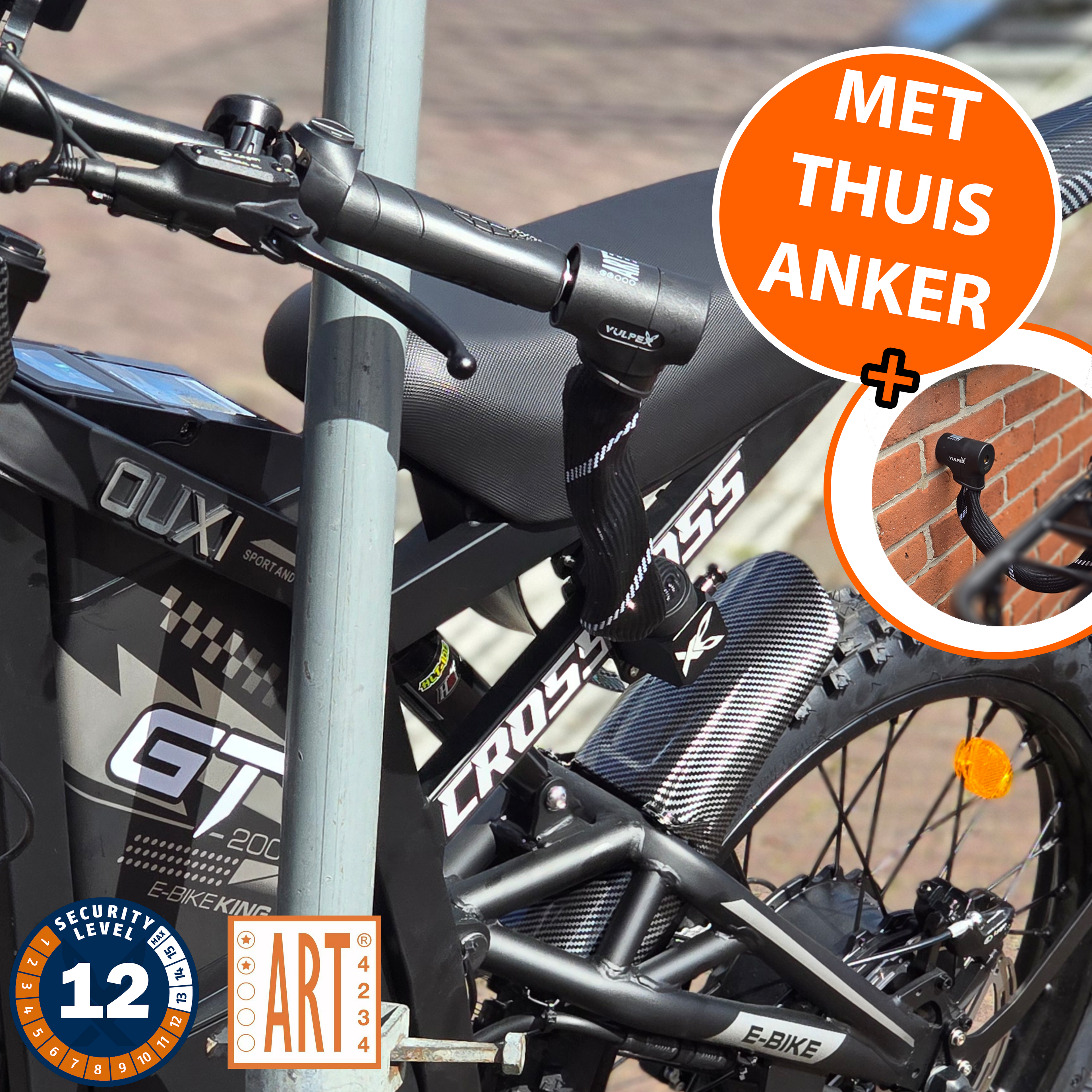 Fatbike stuurslot Vulpex