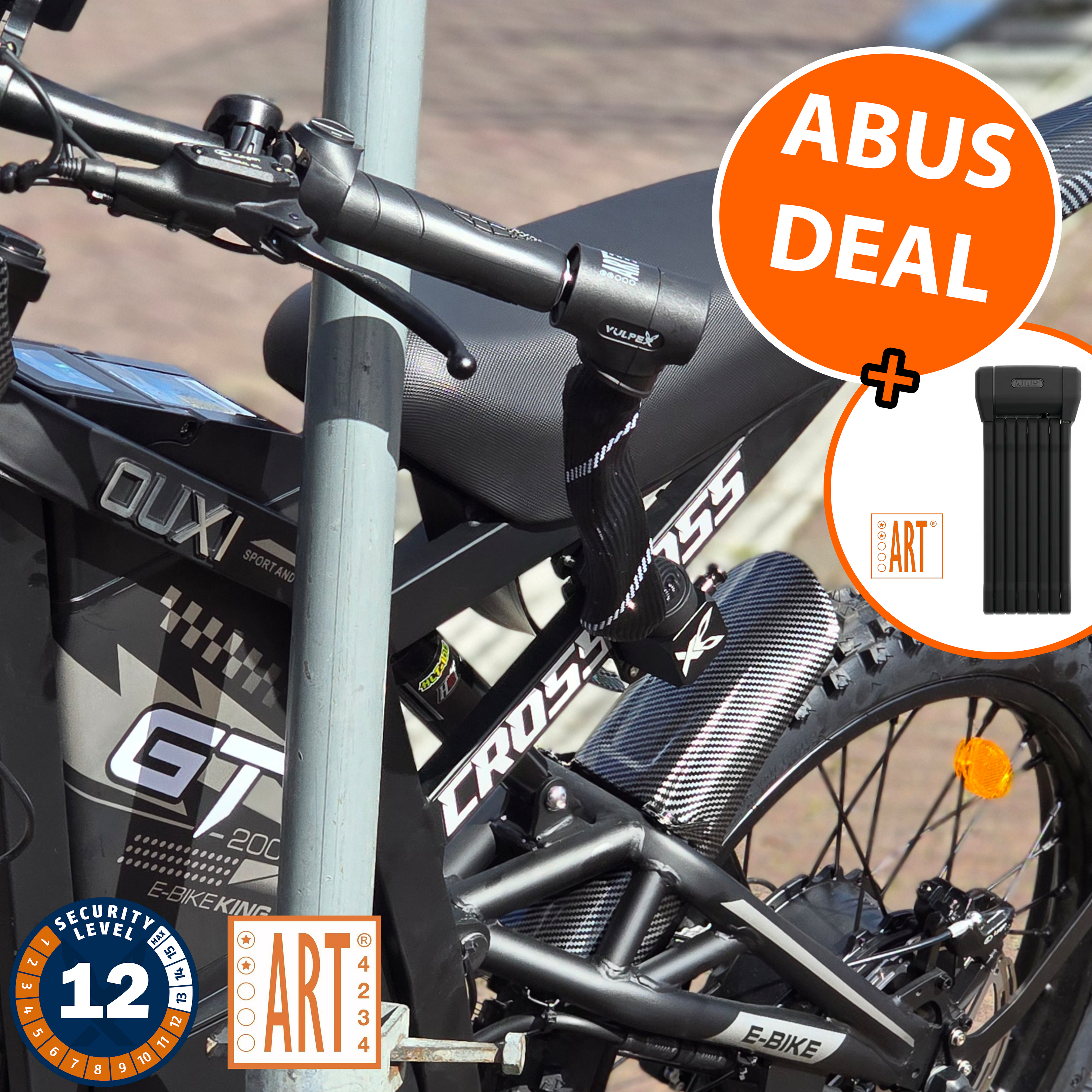 ABUS Vouwslot ART 2 + Vulpex ProLock [LEVEL 12]