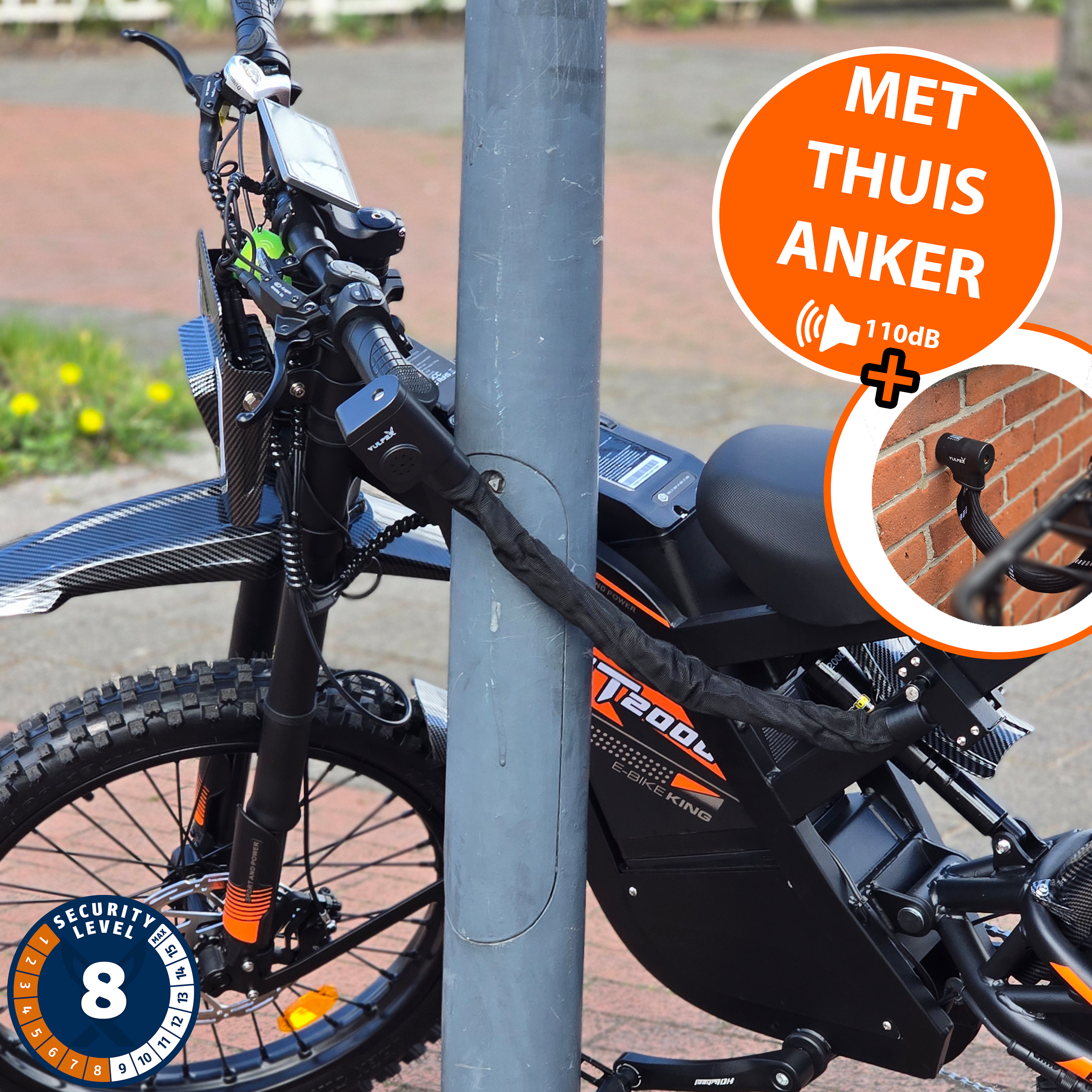 Fatbike stuurslot Vulpex