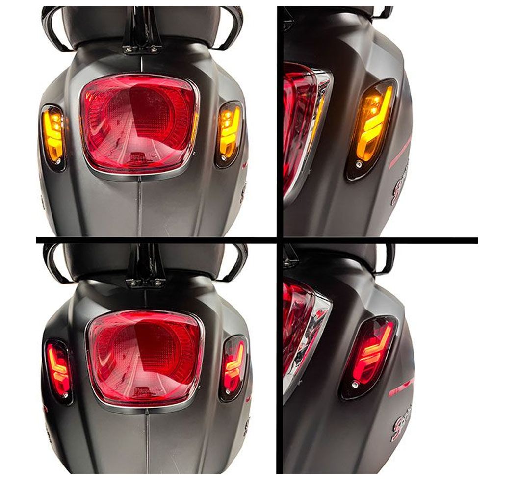 Vespa LED Tube Smoke Knipperlichten achter