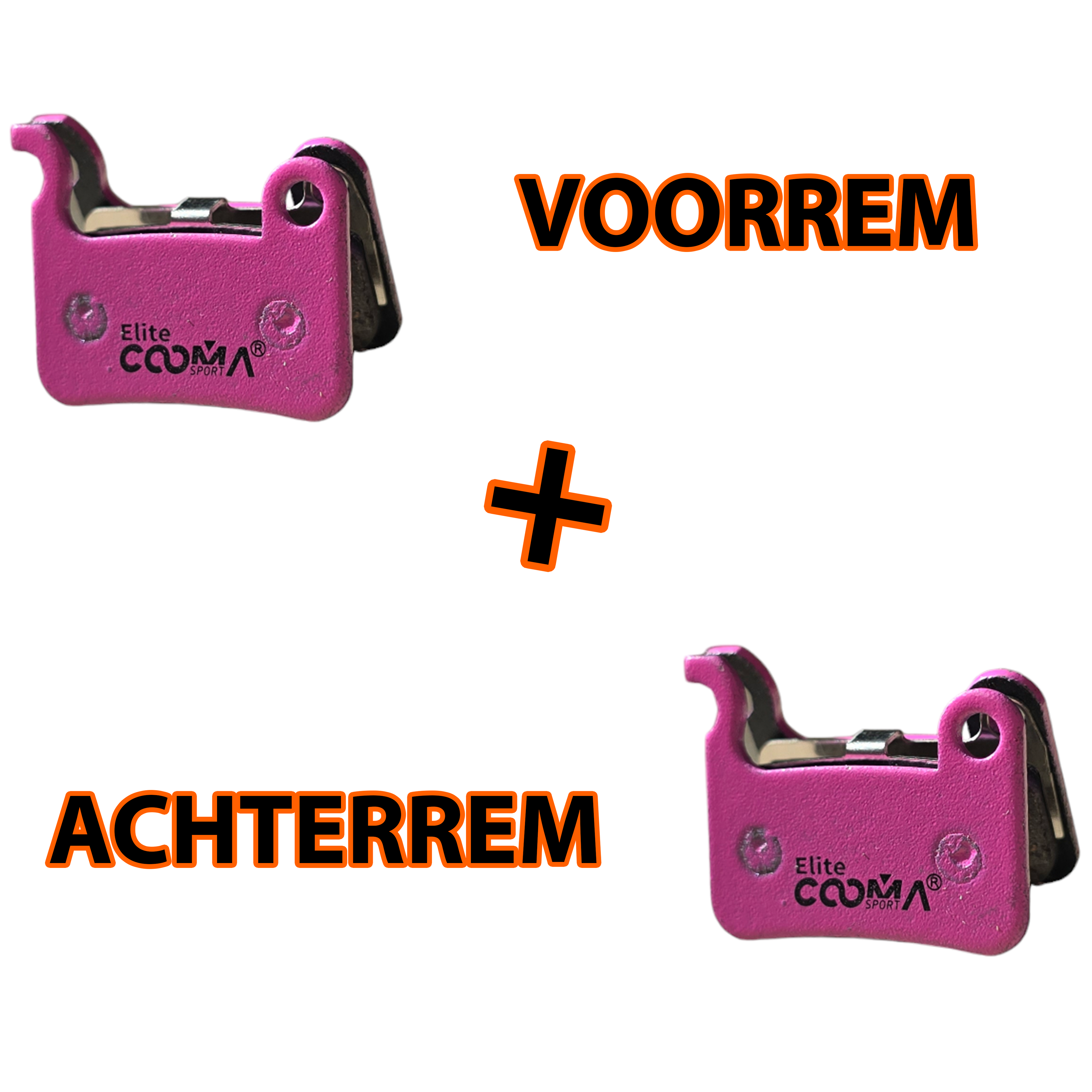 2x Keramische remblokken Type 2