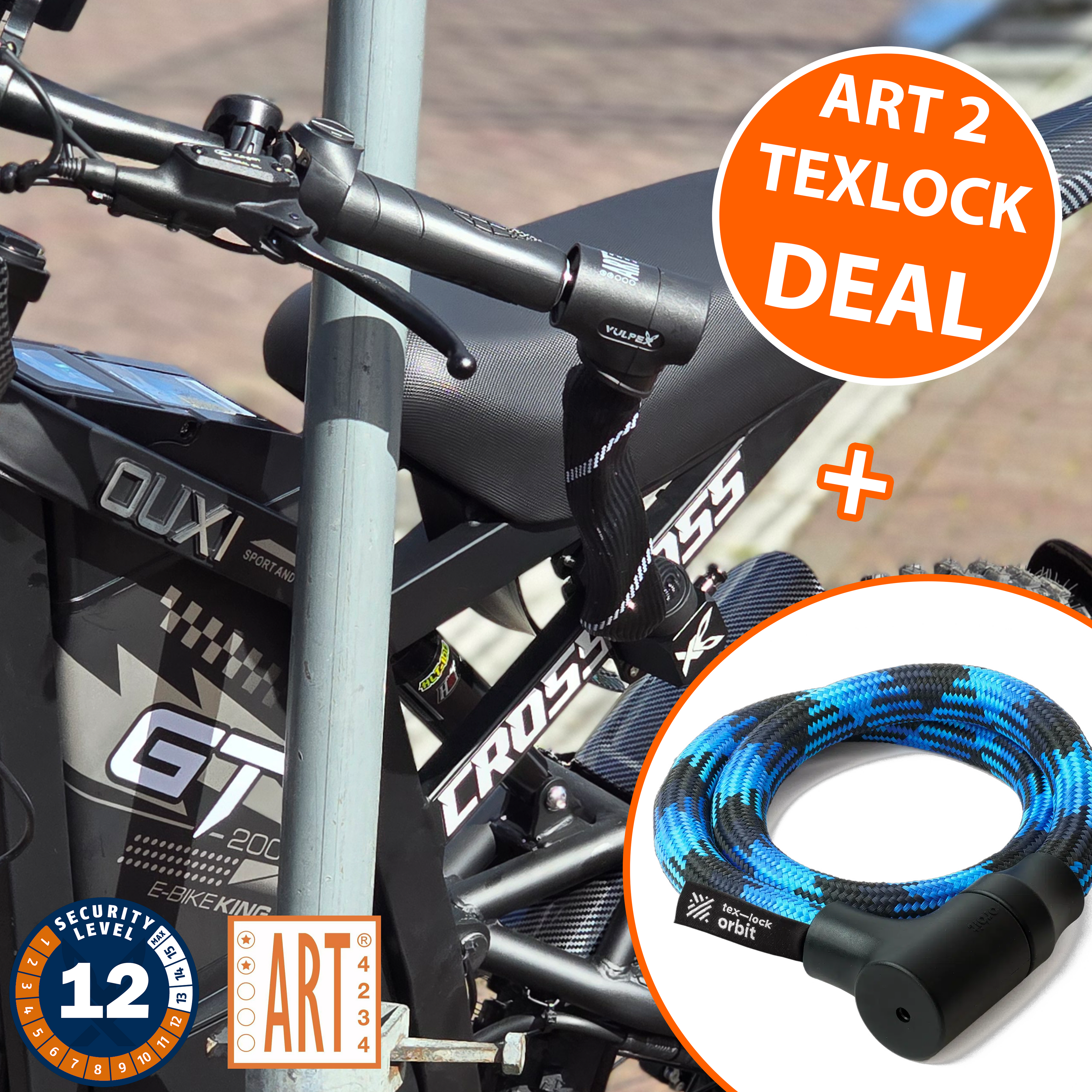 Tex-Lock Textielkabel + Vulpex ProLock | ART 2 [LEVEL 12]