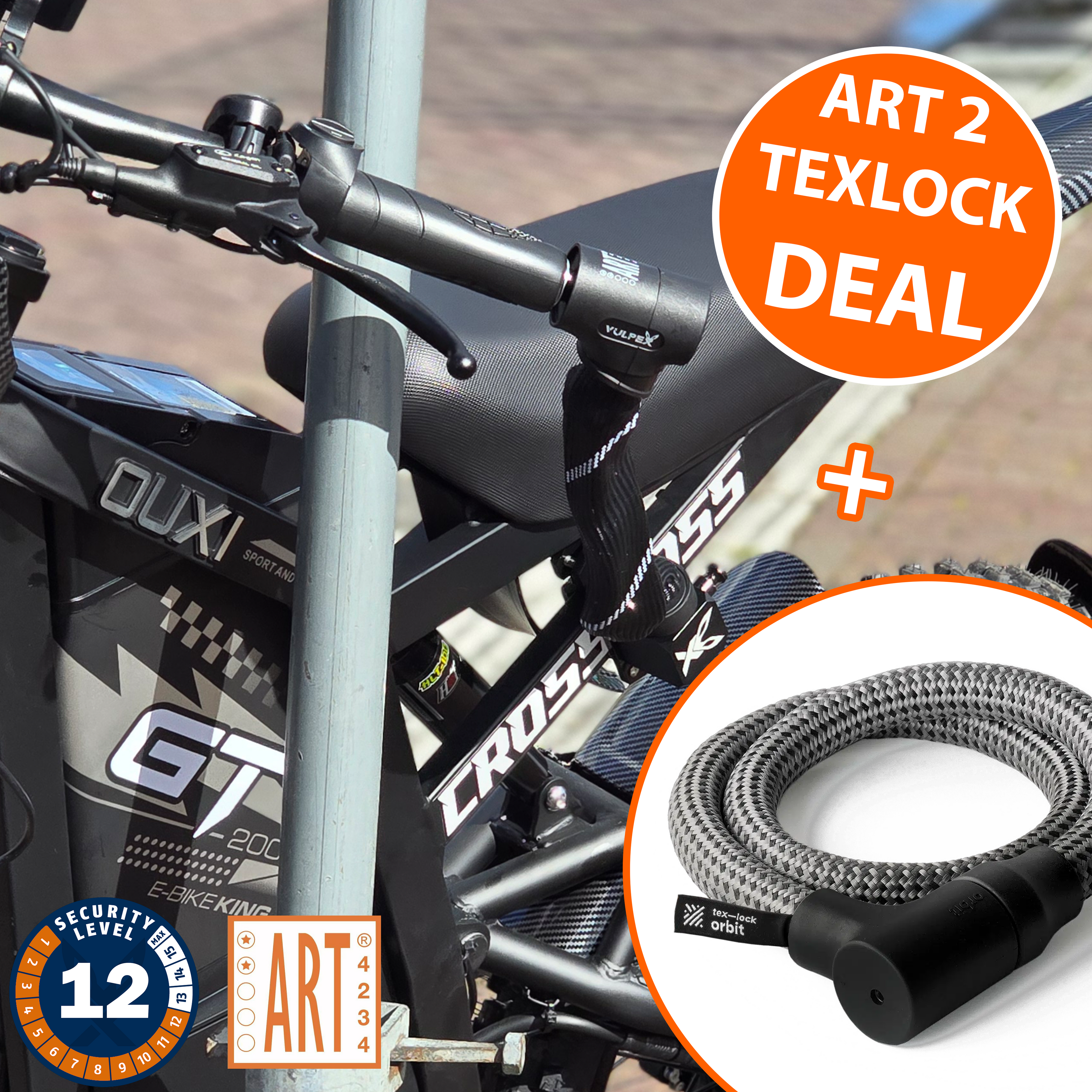 Tex-Lock Textielkabel + Vulpex ProLock | ART 2 [LEVEL 12]