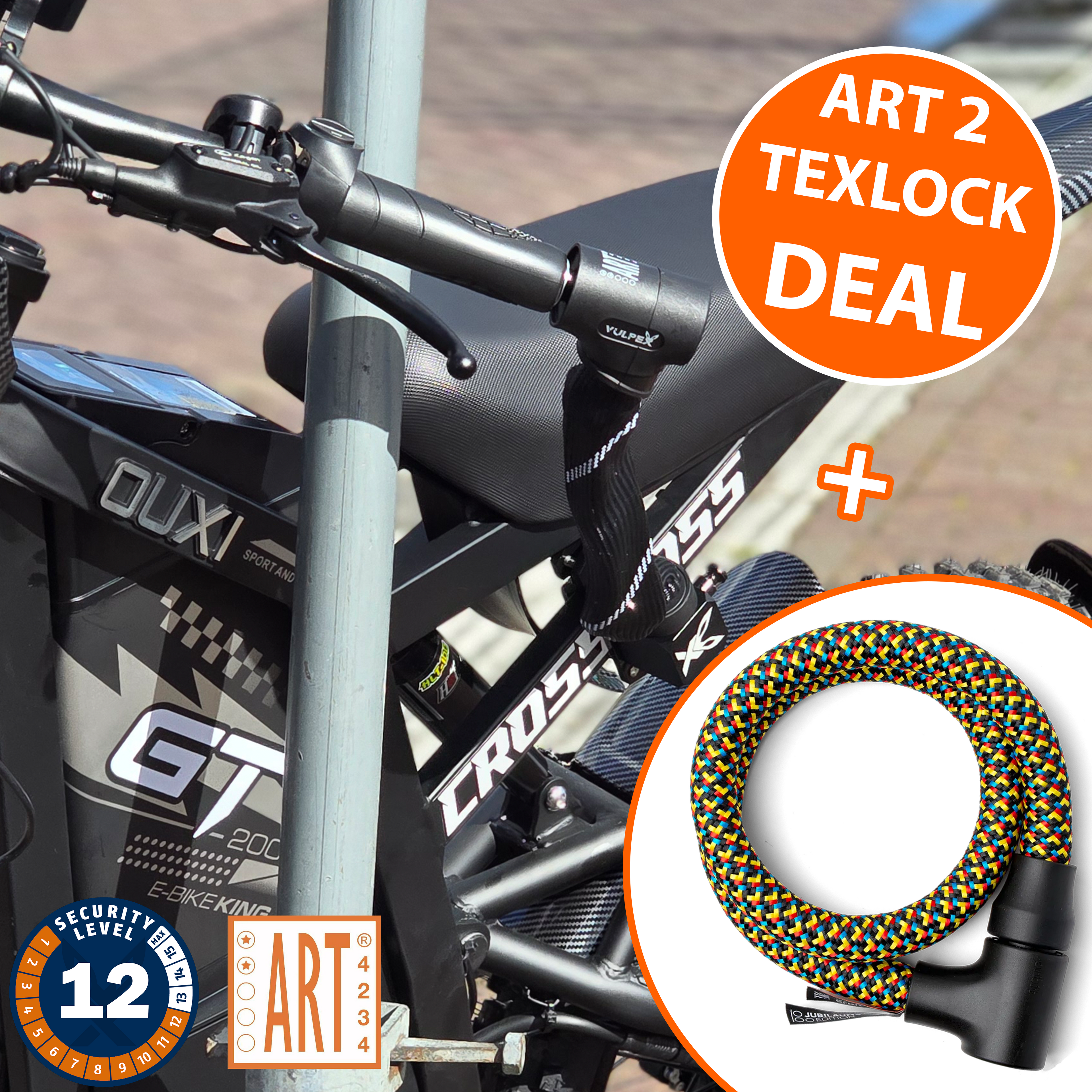 Tex-Lock Textielkabel + Vulpex ProLock | ART 2 [LEVEL 12]
