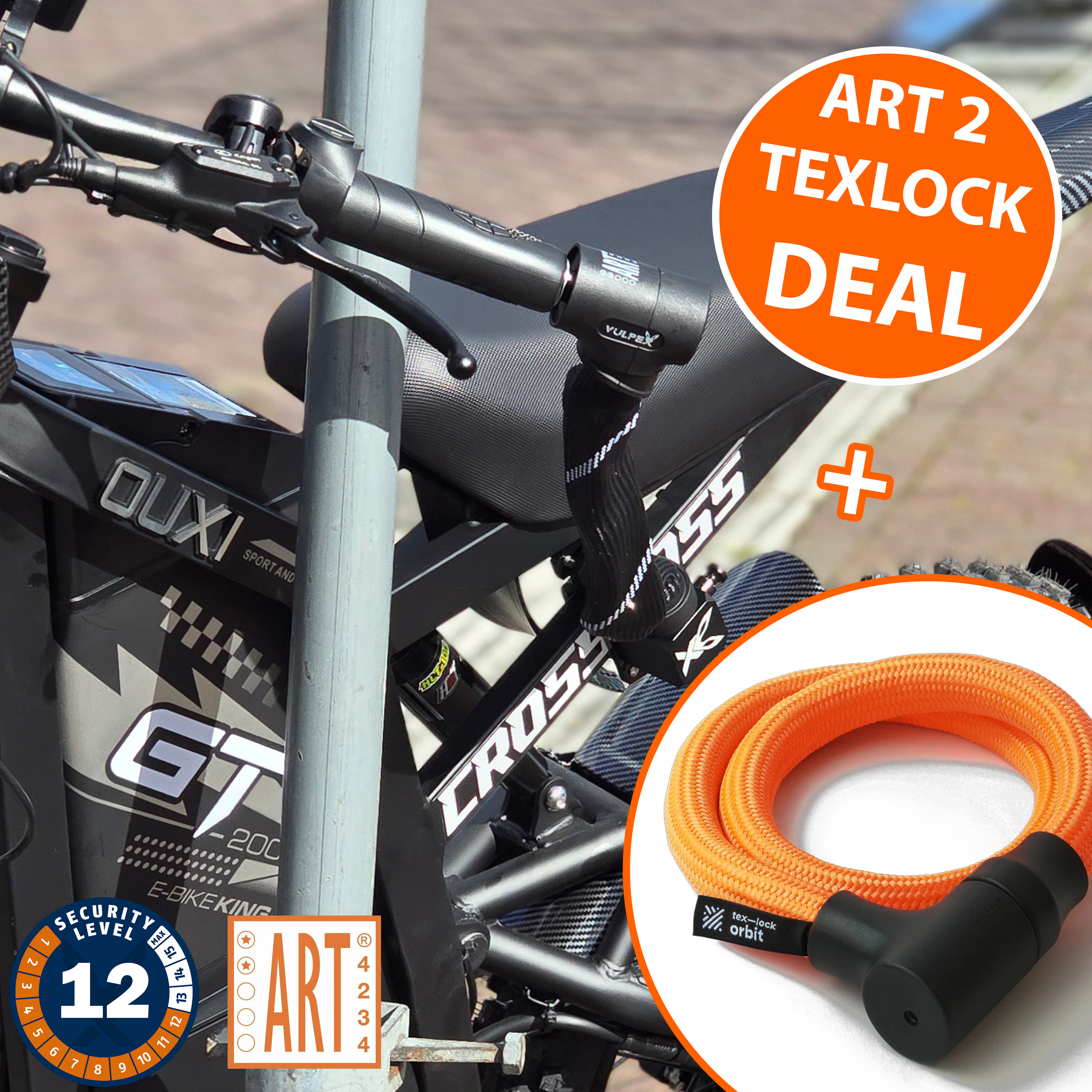 Tex-Lock Textielkabel + Vulpex ProLock | ART 2 [LEVEL 12]