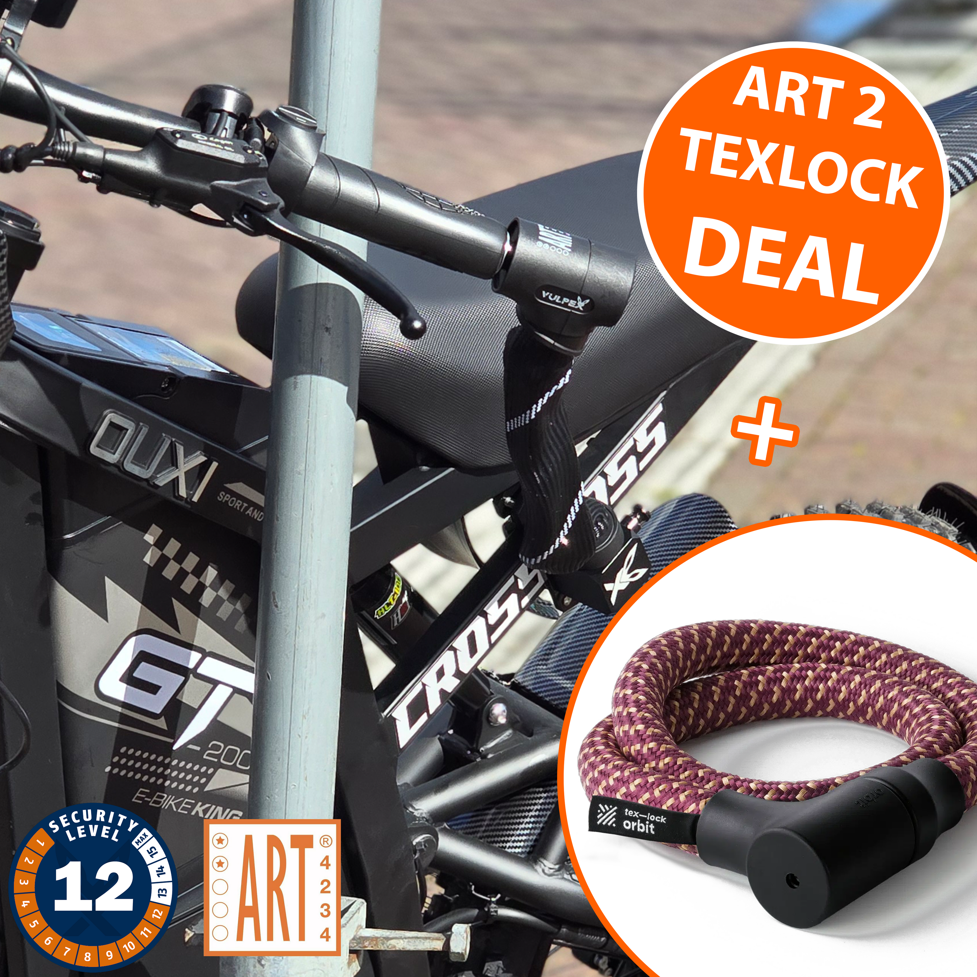 Tex-Lock Textielkabel + Vulpex ProLock | ART 2 [LEVEL 12]