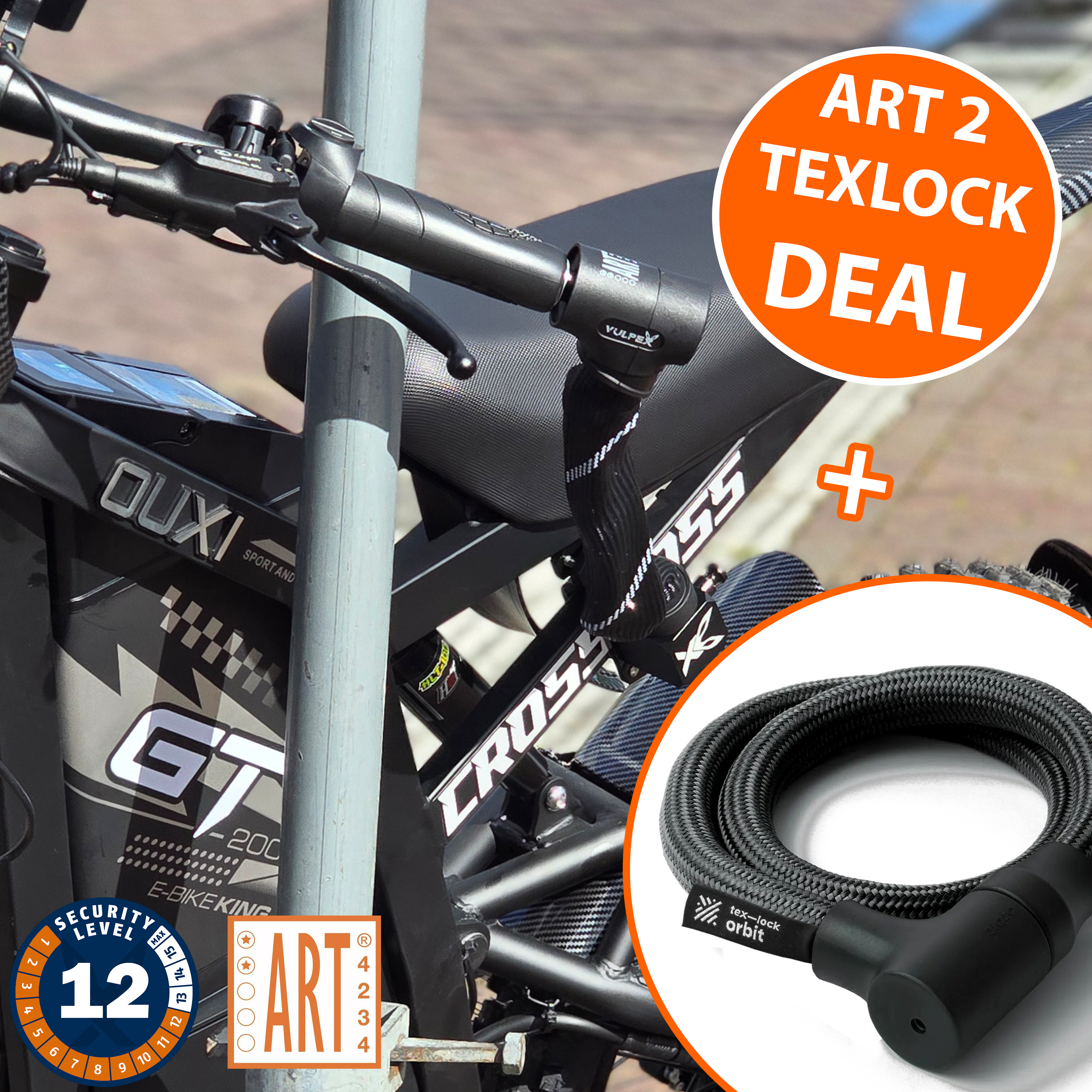 Tex-Lock Textielkabel + Vulpex ProLock | ART 2 [LEVEL 12]