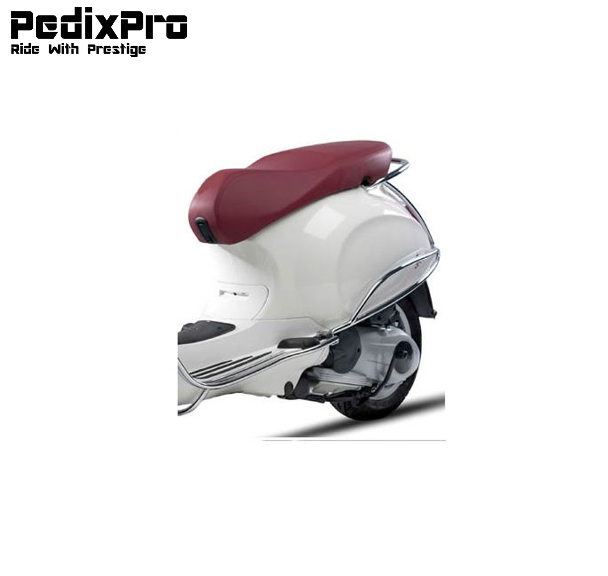 Achtervalbeugel / Sierbeugel Vespa Sprint & Primavera / Elettrica – Mat Zwart, Glans Zwart & Chroom