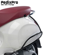 Achtervalbeugel / Sierbeugel Vespa Sprint & Primavera / Elettrica – Mat Zwart, Glans Zwart & Chroom