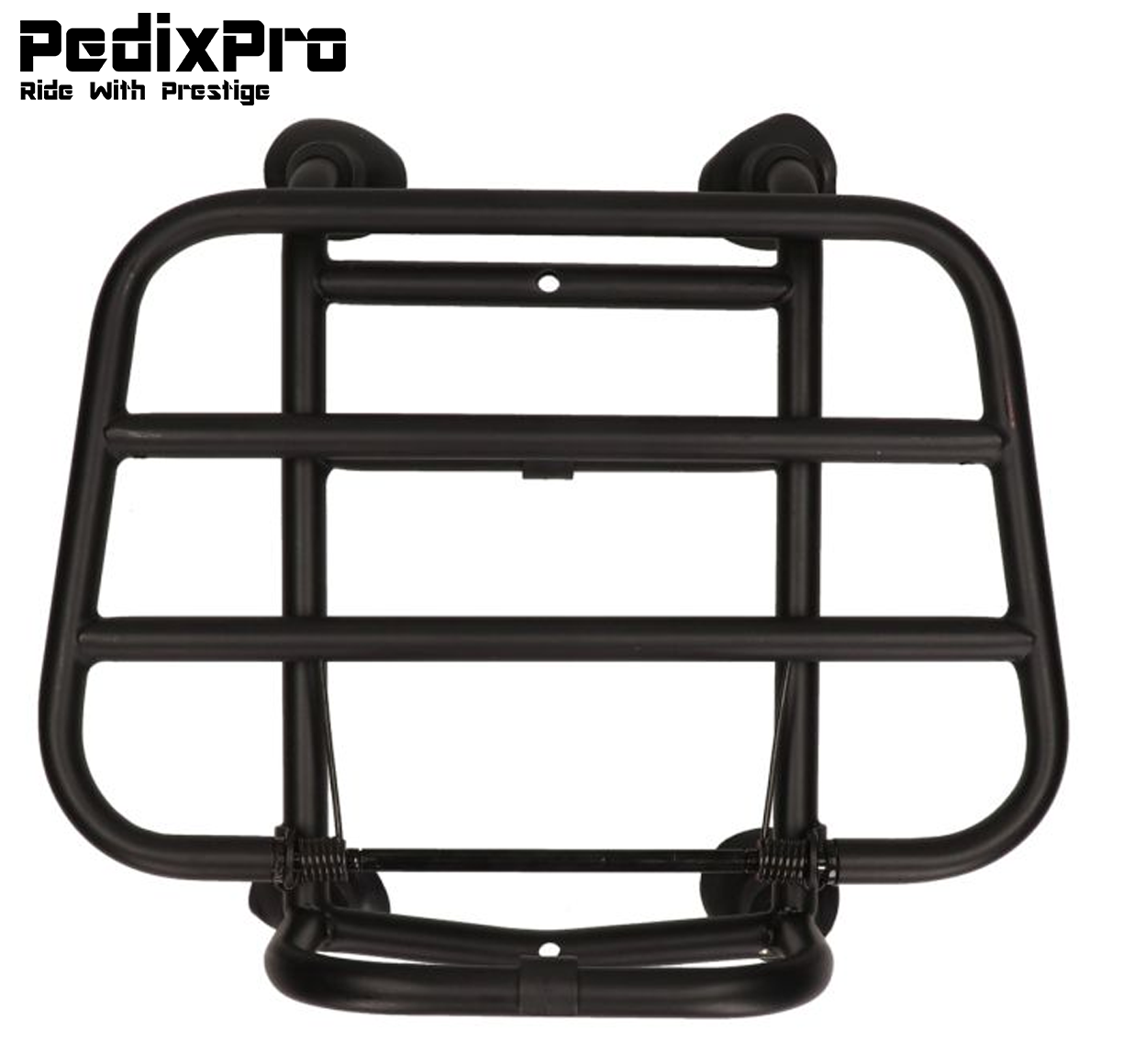 Voorklapdrager Vespa Sprint & Primavera / Elettrica – Mat Zwart, Glans Zwart & Chroom | PedixPro®