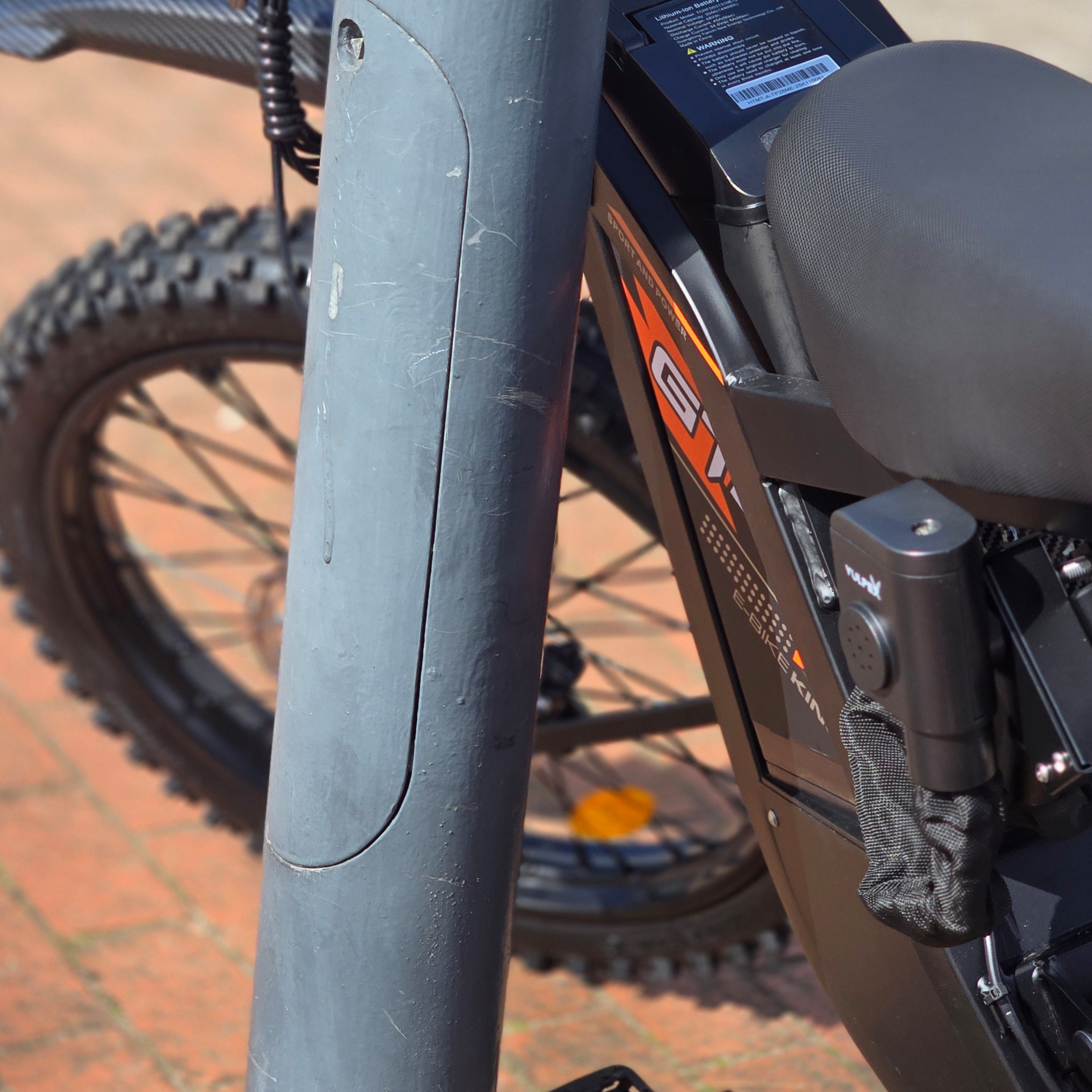 Fatbike Stuurslot Vulpex AlarmLock [LEVEL 8]