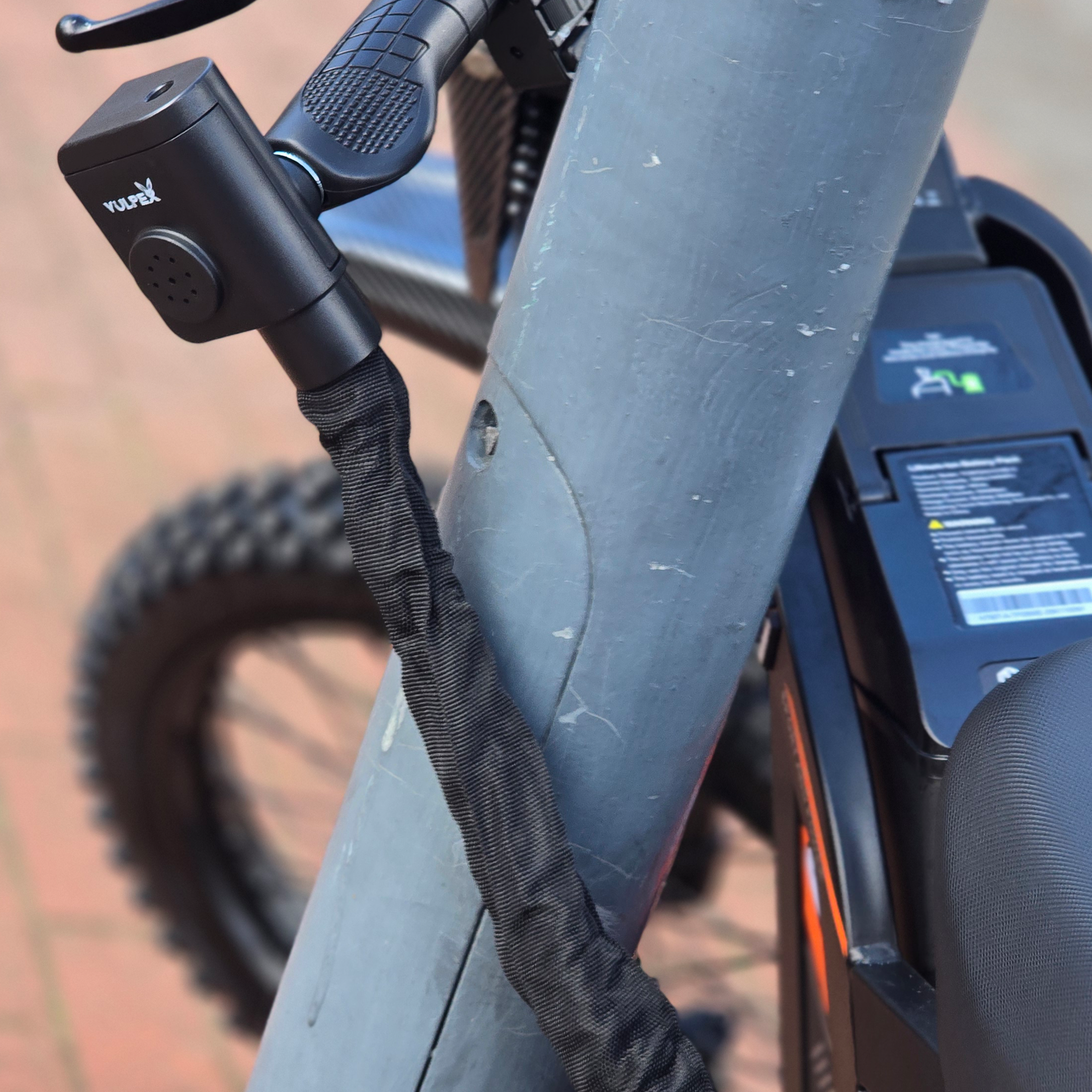 Fatbike Stuurslot Vulpex AlarmLock [LEVEL 8]