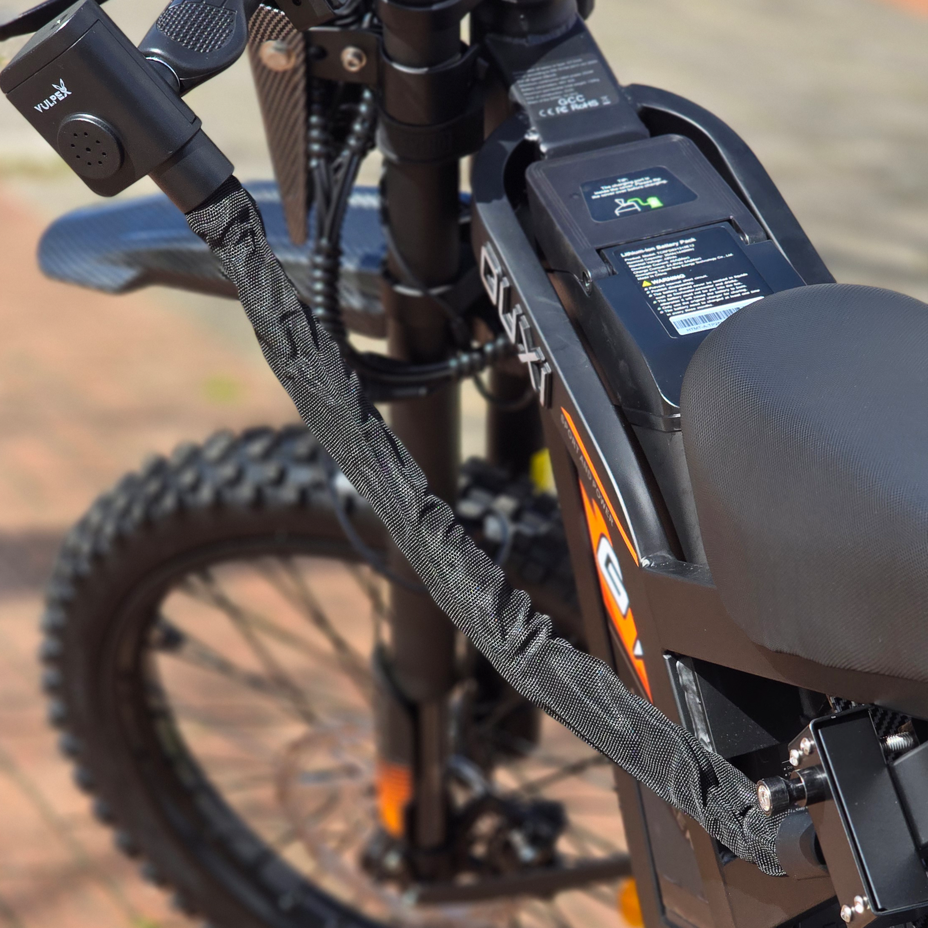 Fatbike Stuurslot Vulpex AlarmLock [LEVEL 8]