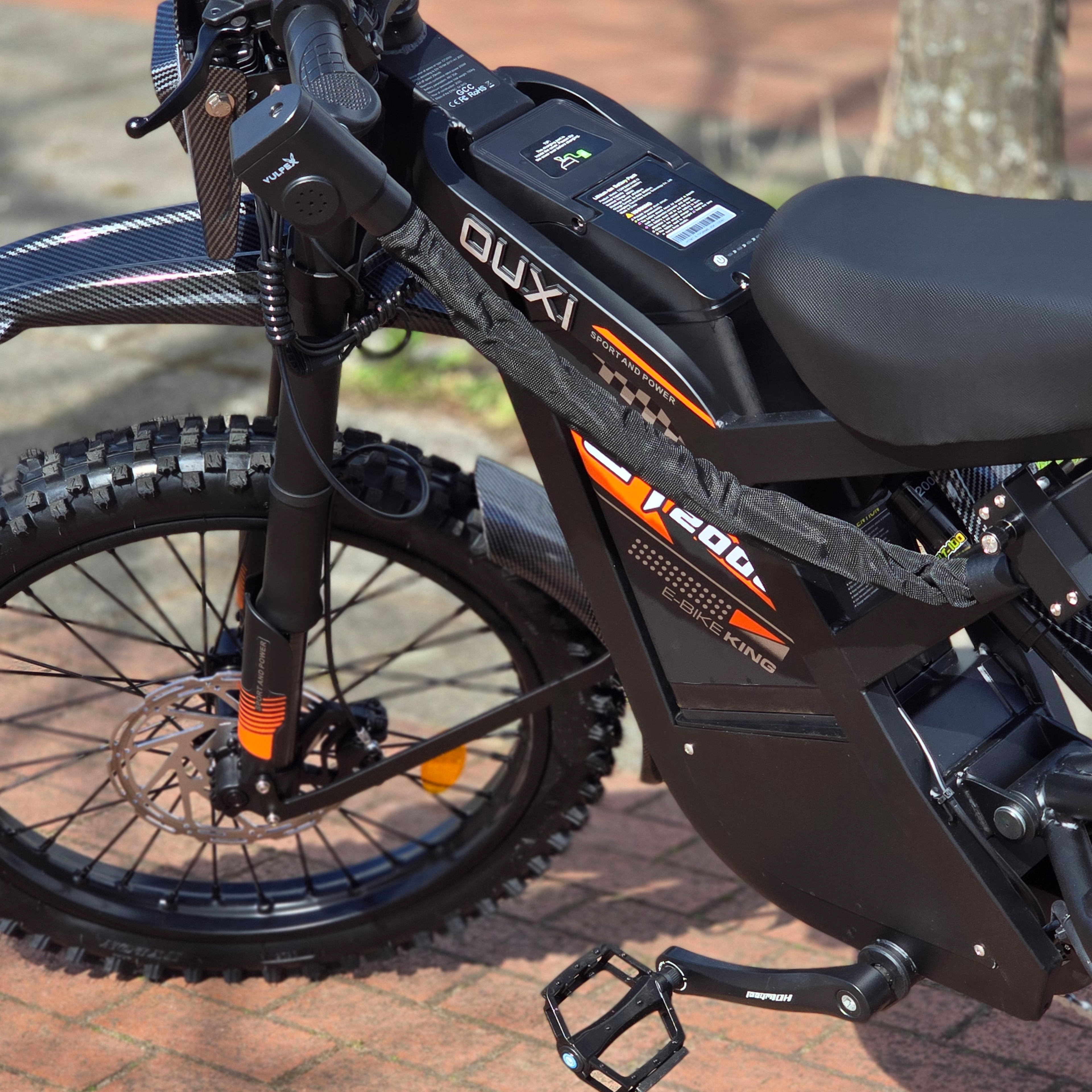 Fatbike Stuurslot Vulpex AlarmLock [LEVEL 8]
