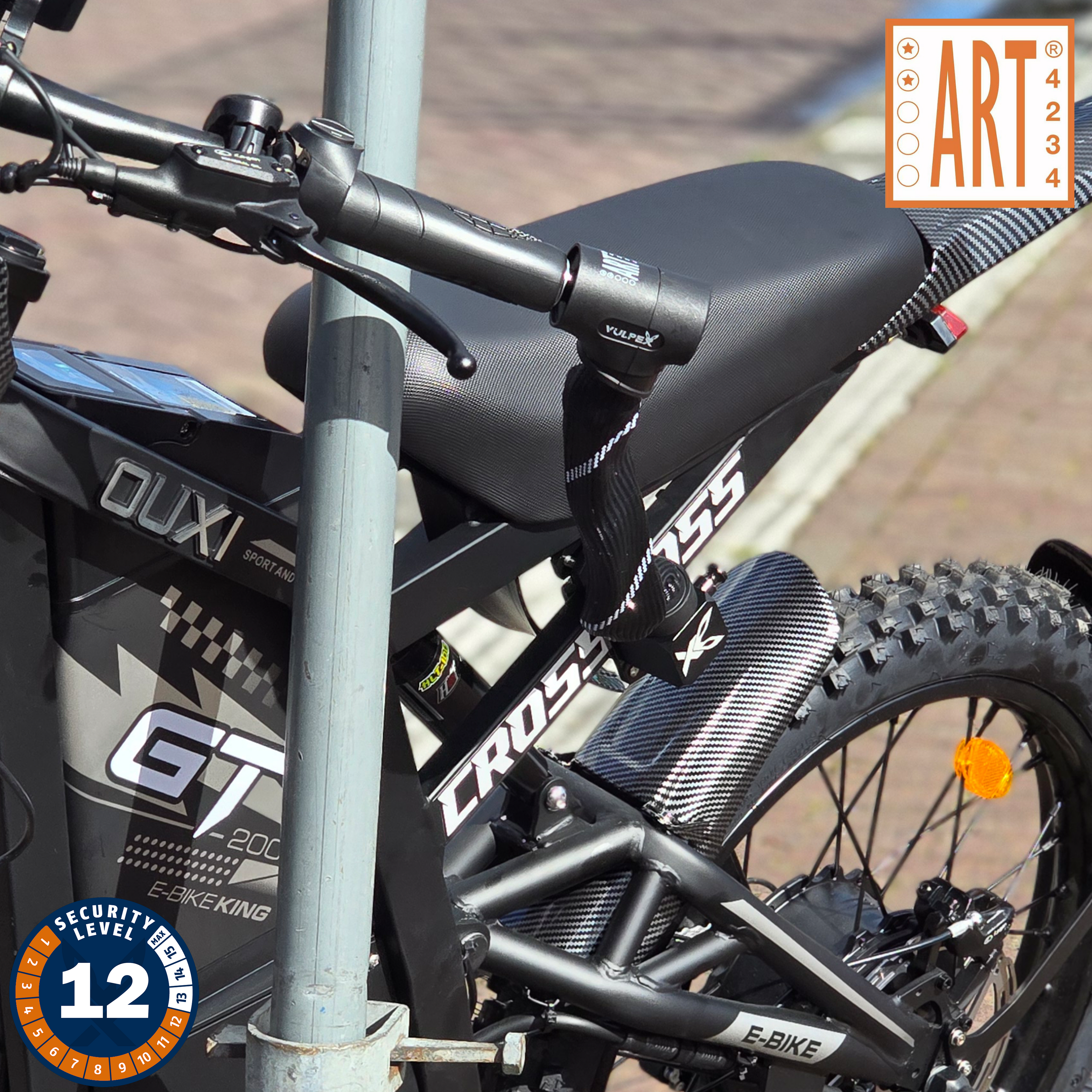 Fatbike stuurslot Vulpex